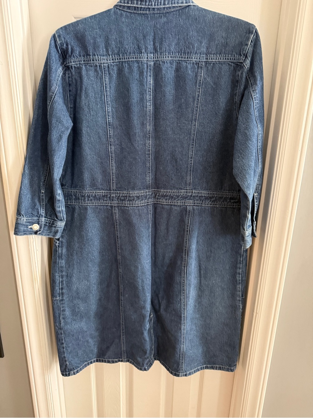 Faded Glory Blue Denim Button-Front Dress - Picture 3 of 3